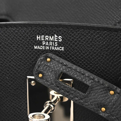 Hermes Black Epsom Birkin 30 Handbag