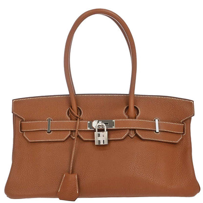 Hermes Gold Togo JPG Shoulder Birkin Handbag