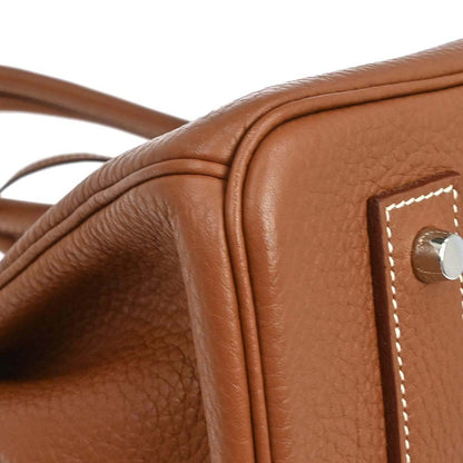 Hermes Gold Togo JPG Shoulder Birkin Handbag