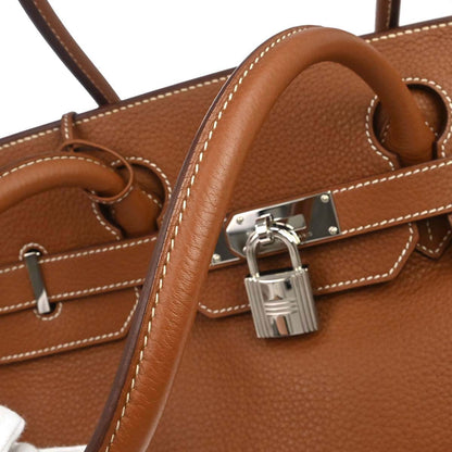 Hermes Gold Togo JPG Shoulder Birkin Handbag