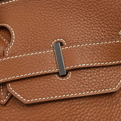 Hermes Gold Togo JPG Shoulder Birkin Handbag