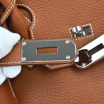 Hermes Gold Togo JPG Shoulder Birkin Handbag