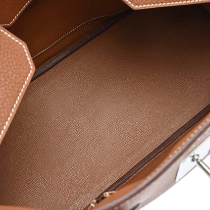 Hermes Gold Togo JPG Shoulder Birkin Handbag