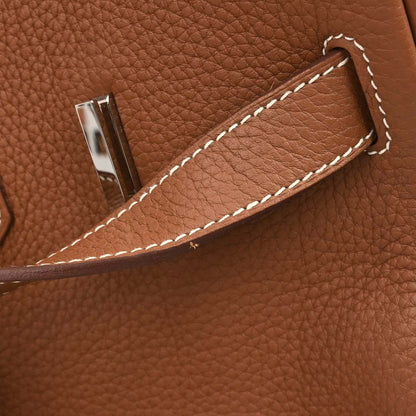 Hermes Gold Togo JPG Shoulder Birkin Handbag