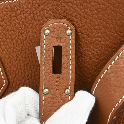 Hermes Gold Togo JPG Shoulder Birkin Handbag