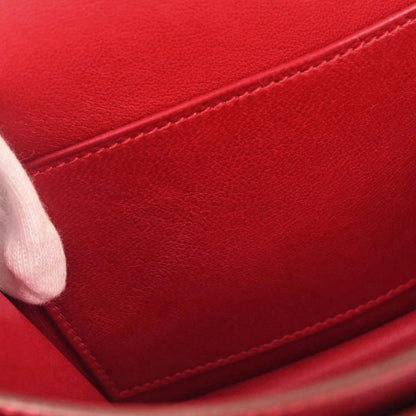 Hermes Rouge Garance Box Calf Constance 18 Shoulder Bag