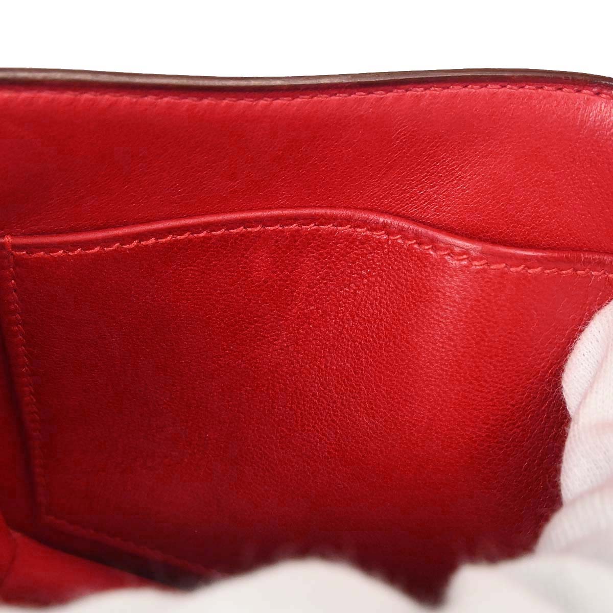 Hermes Rouge Garance Box Calf Constance 18 Shoulder Bag