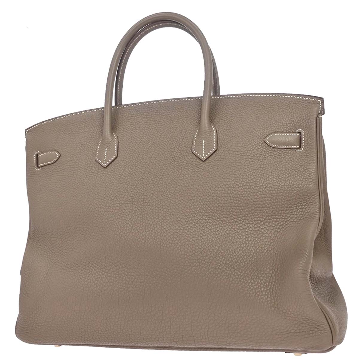 Hermes 2012 Etoupe Gray Togo Birkin 40 Handbag