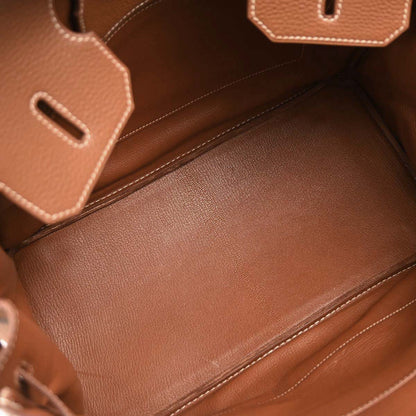 Hermes Gold Togo Birkin 35 Handbag
