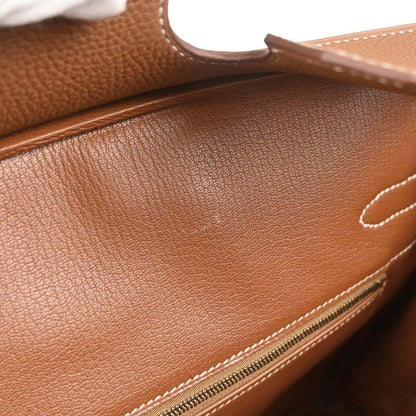 Hermes Gold Togo Birkin 35 Handbag