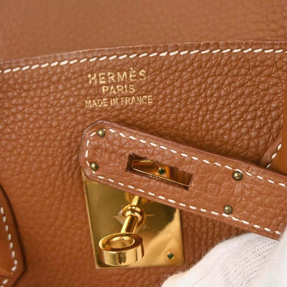 Hermes Gold Togo Birkin 35 Handbag