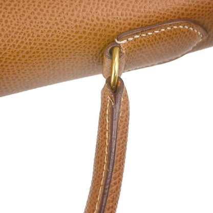 Hermes Natural Courchevel Kelly 32 Sellier 2way Shoulder Handbag