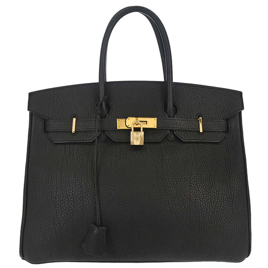 Hermes Black Togo Birkin 35 Handbag