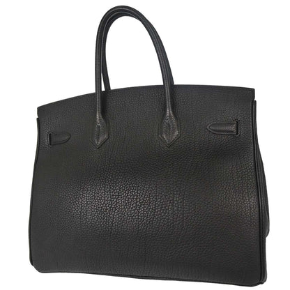 Hermes Black Togo Birkin 35 Handbag
