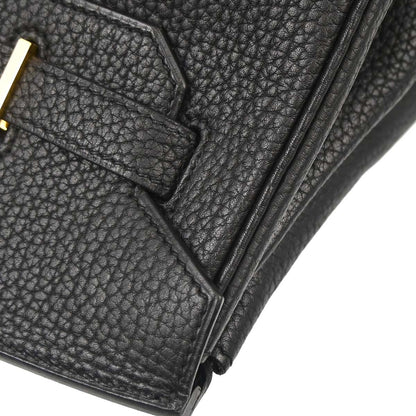 Hermes Black Togo Birkin 35 Handbag