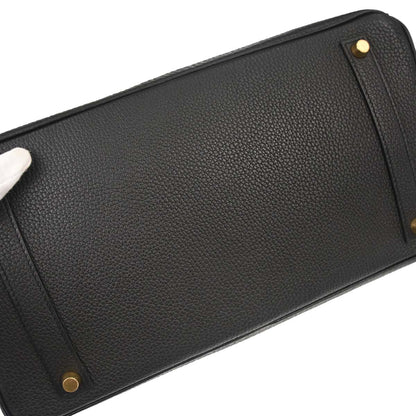 Hermes Black Togo Birkin 35 Handbag
