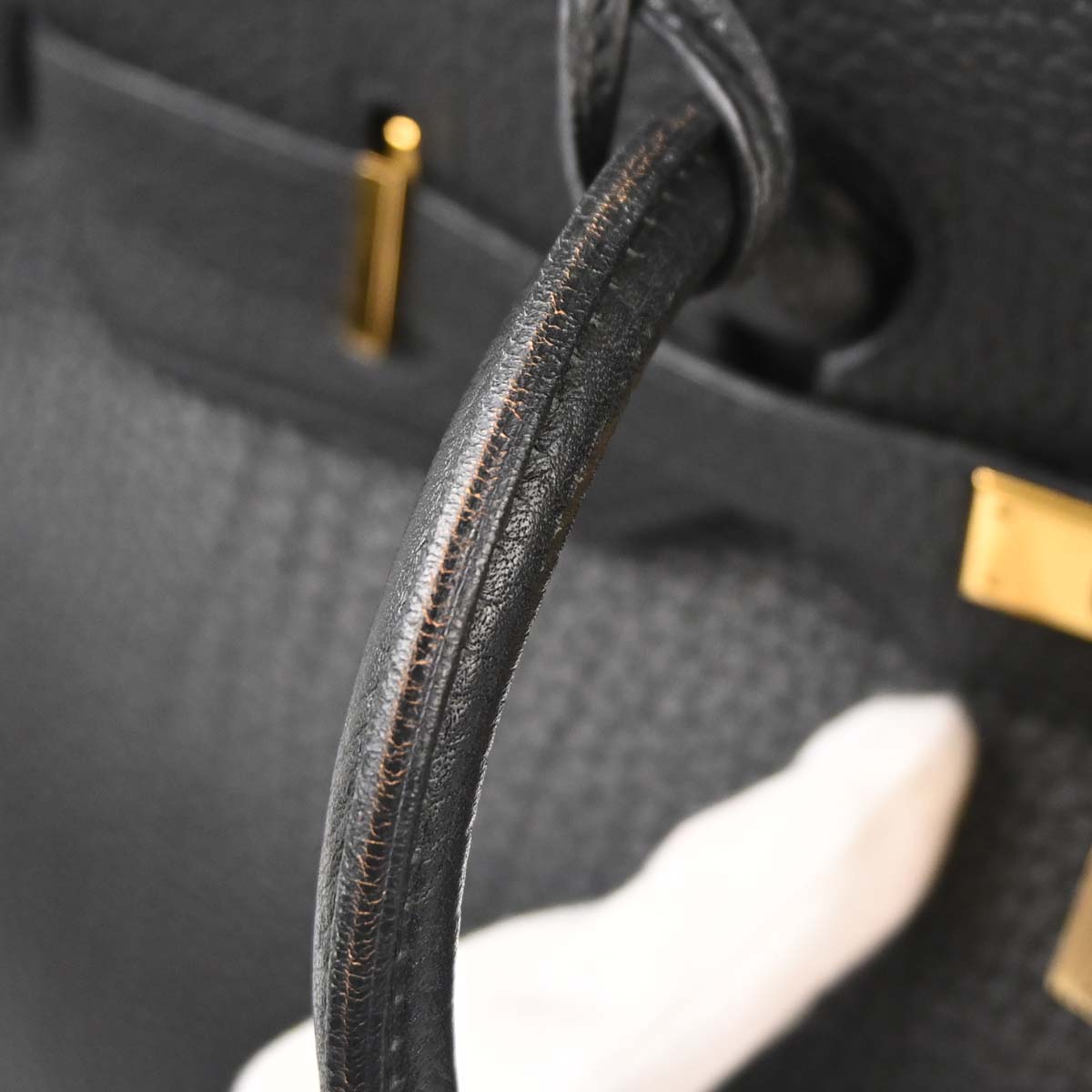 Hermes Black Togo Birkin 35 Handbag