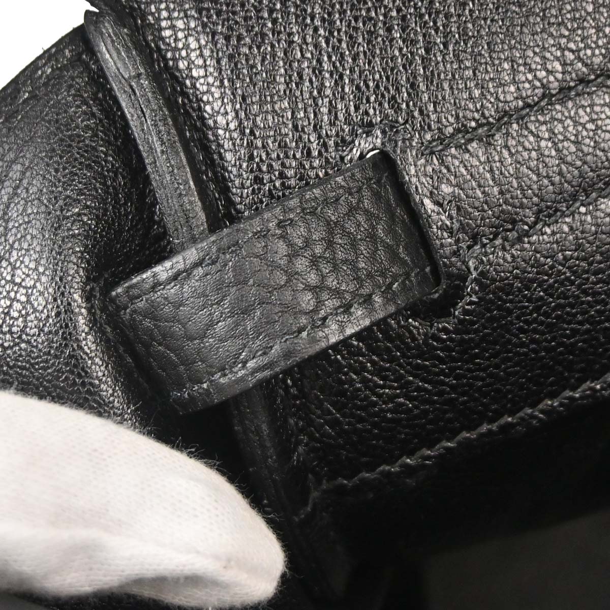 Hermes Black Togo Birkin 35 Handbag