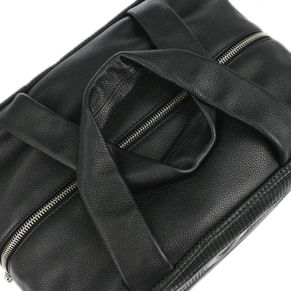 Chanel 2005-2006 Black Perforated Caviar Skin CC Bowler Bag Handbag