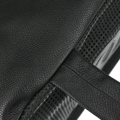 Chanel 2005-2006 Black Perforated Caviar Skin CC Bowler Bag Handbag