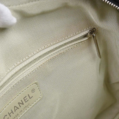 Chanel 2011 Black Calfskin Chain Around Bowler Bag Handbag