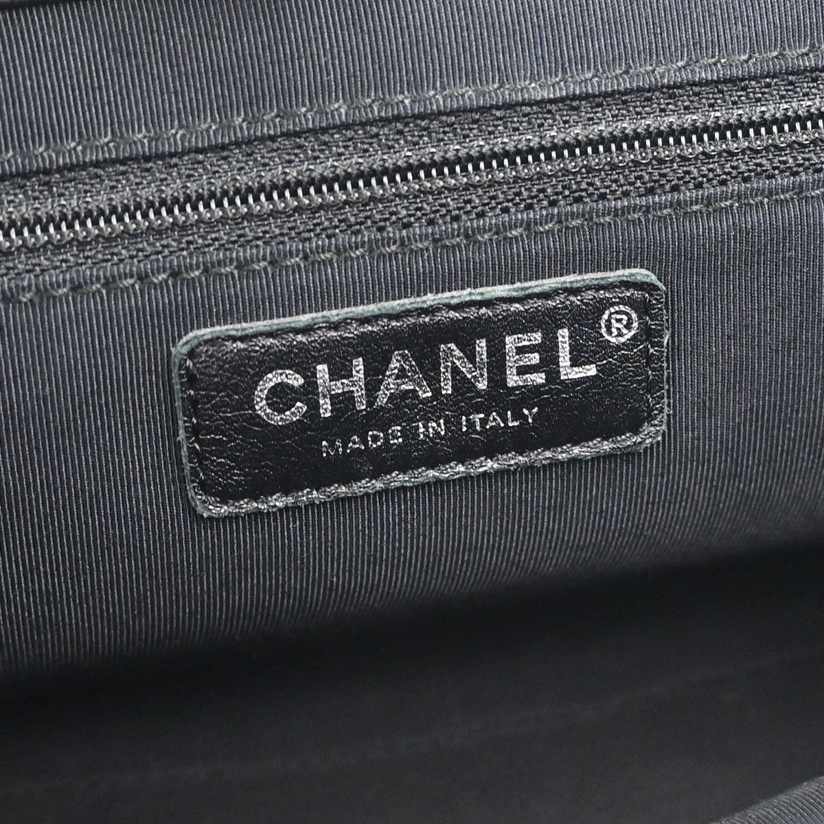 Chanel 2005-2006 Gray Tweed Check Handbag