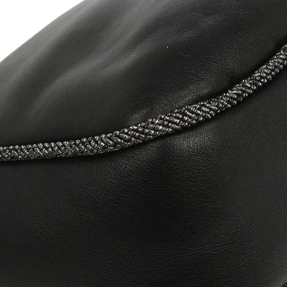 Chanel 2019 Black Calfskin Lurex Elementary Chic Flap Shoulder Bag