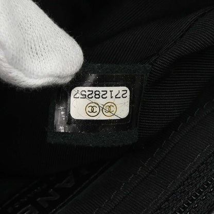 Chanel 2019 Black Calfskin Lurex Elementary Chic Flap Shoulder Bag