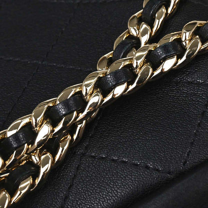 Chanel Black Goatskin Casual Trip Camera Case Shoulder Bag
