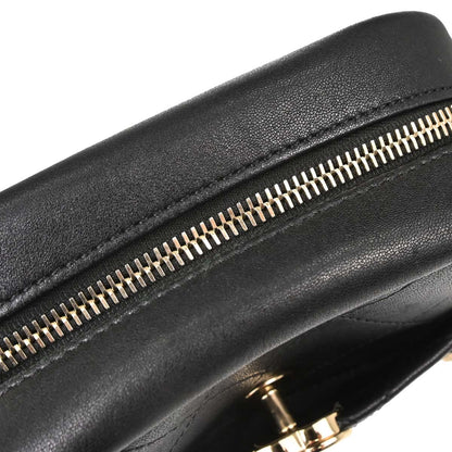 Chanel Black Goatskin Casual Trip Camera Case Shoulder Bag