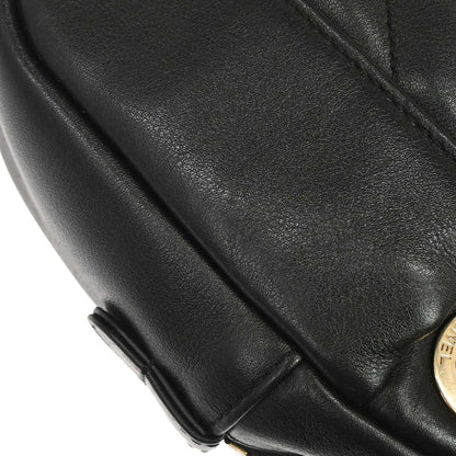 Chanel 2019 Black Calfskin Daily Chevron Camera Bag