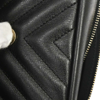 Chanel 2019 Black Calfskin Daily Chevron Camera Bag