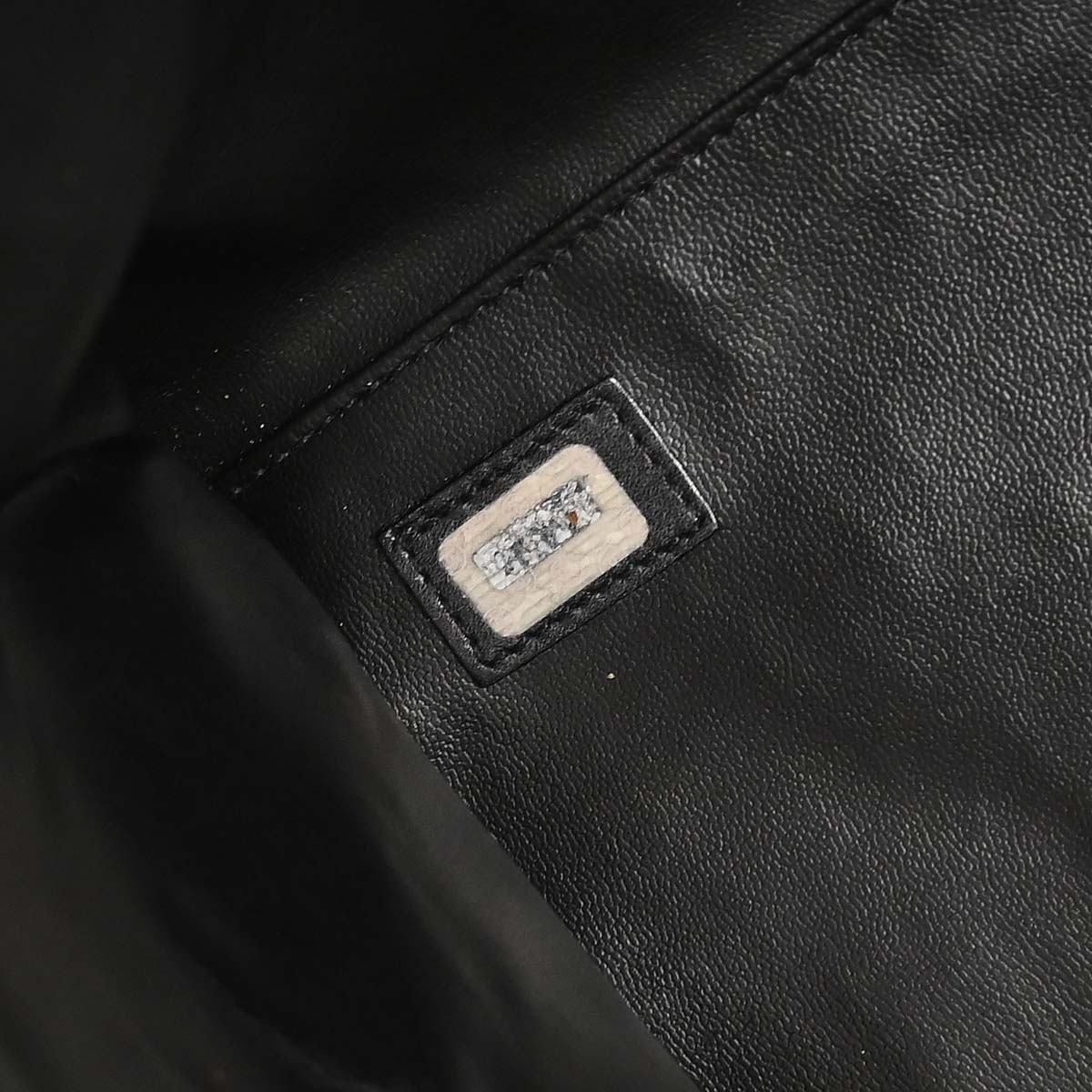 Chanel 1991-1994 Black Lambskin Bicolore Supermodel Shoulder Bag