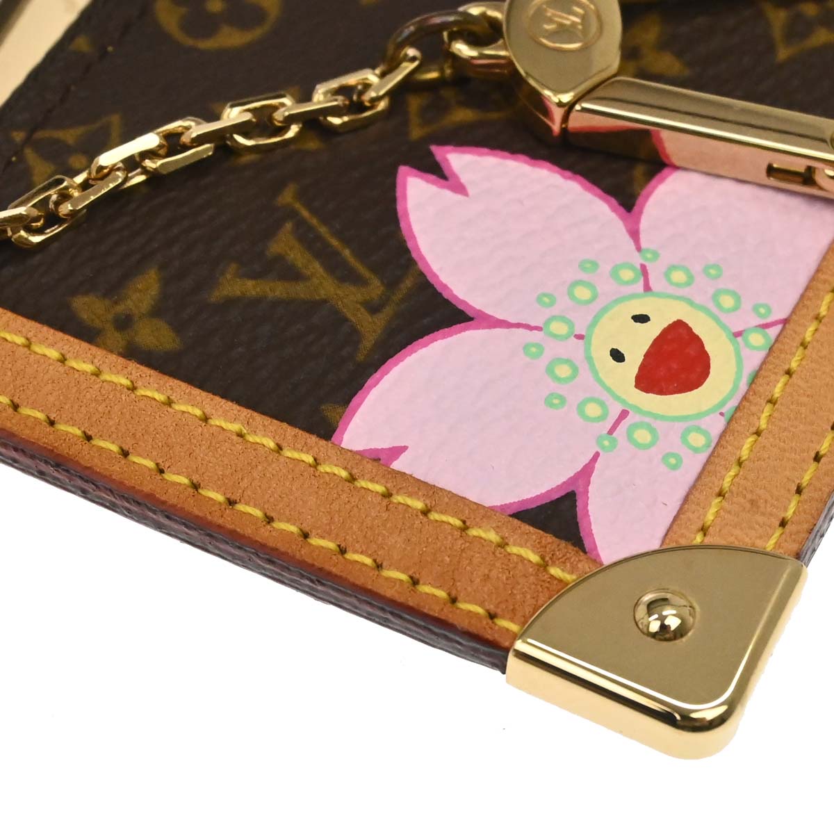 Louis Vuitton Cherry Blossom Pochette Cles Coin Wallet M92015
