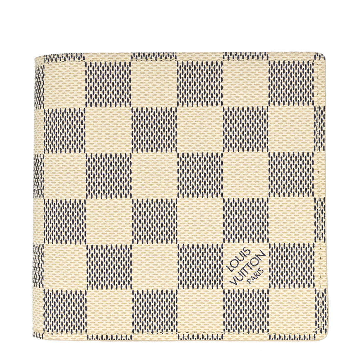 Louis Vuitton 2007 Damier Azur Portefeuille Marco Wallet Purse N60018