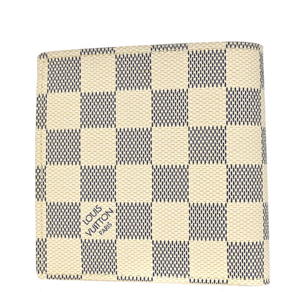 Louis Vuitton 2007 Damier Azur Portefeuille Marco Wallet Purse N60018