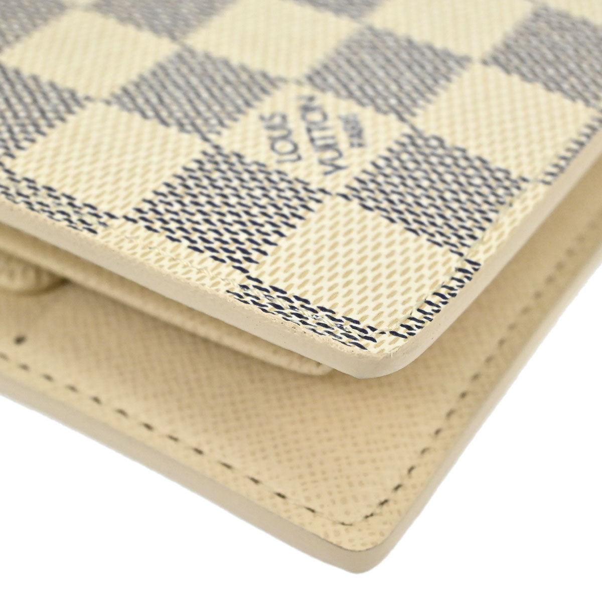 Louis Vuitton 2007 Damier Azur Portefeuille Marco Wallet Purse N60018