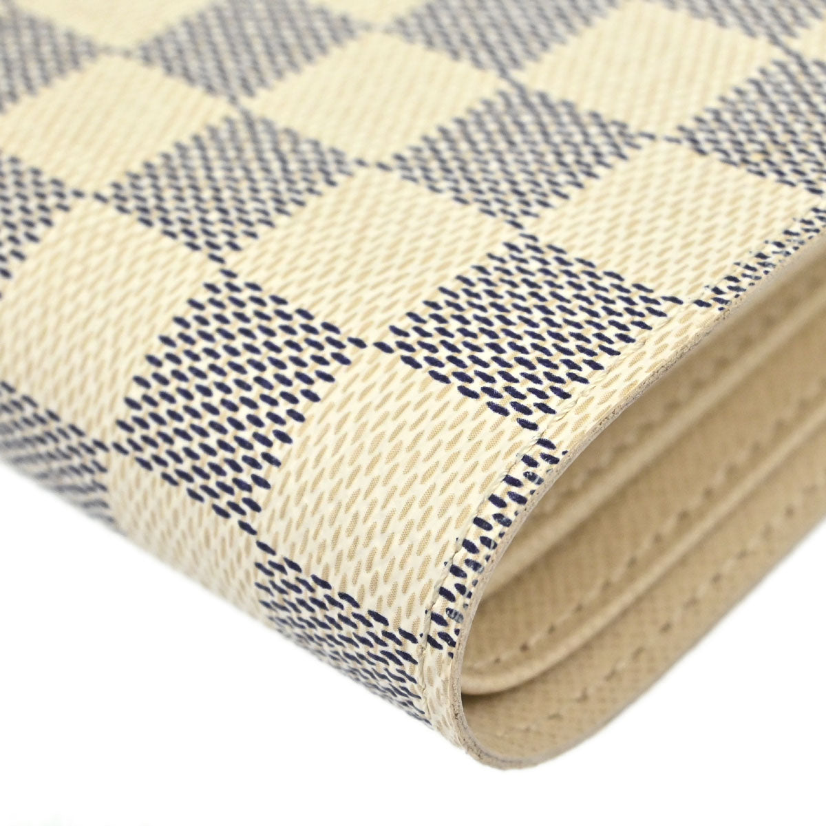 Louis Vuitton 2007 Damier Azur Portefeuille Marco Wallet Purse N60018