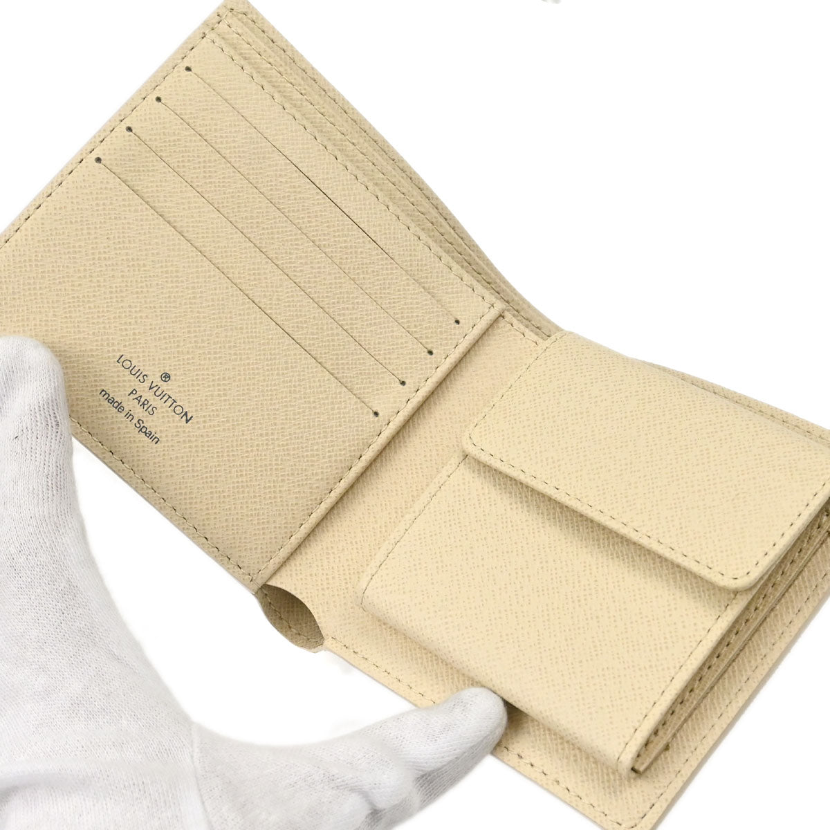 Louis Vuitton 2007 Damier Azur Portefeuille Marco Wallet Purse N60018