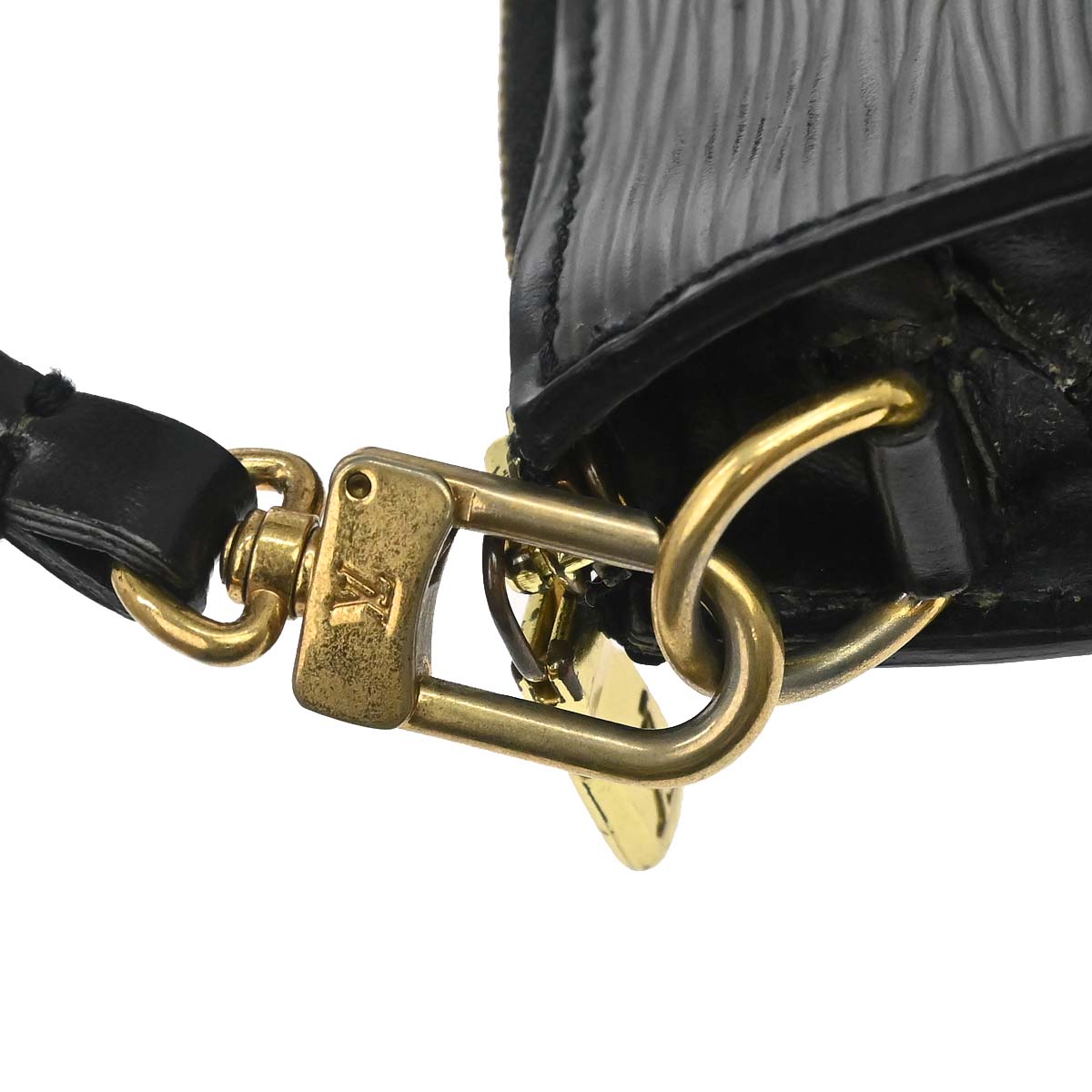 Louis Vuitton Black Epi Pochette Accessoires 24 Handbag M52952