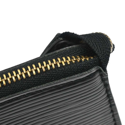 Louis Vuitton Black Epi Pochette Accessoires 24 Handbag M52952