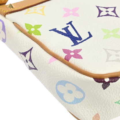 Louis Vuitton White Multicolor Pochette Accessoires 2way Shoulder Handbag M92649
