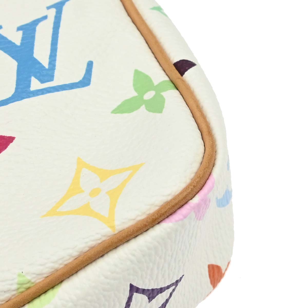 Louis Vuitton White Multicolor Pochette Accessoires 2way Shoulder Handbag M92649