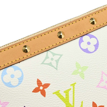Louis Vuitton White Multicolor Pochette Accessoires 2way Shoulder Handbag M92649
