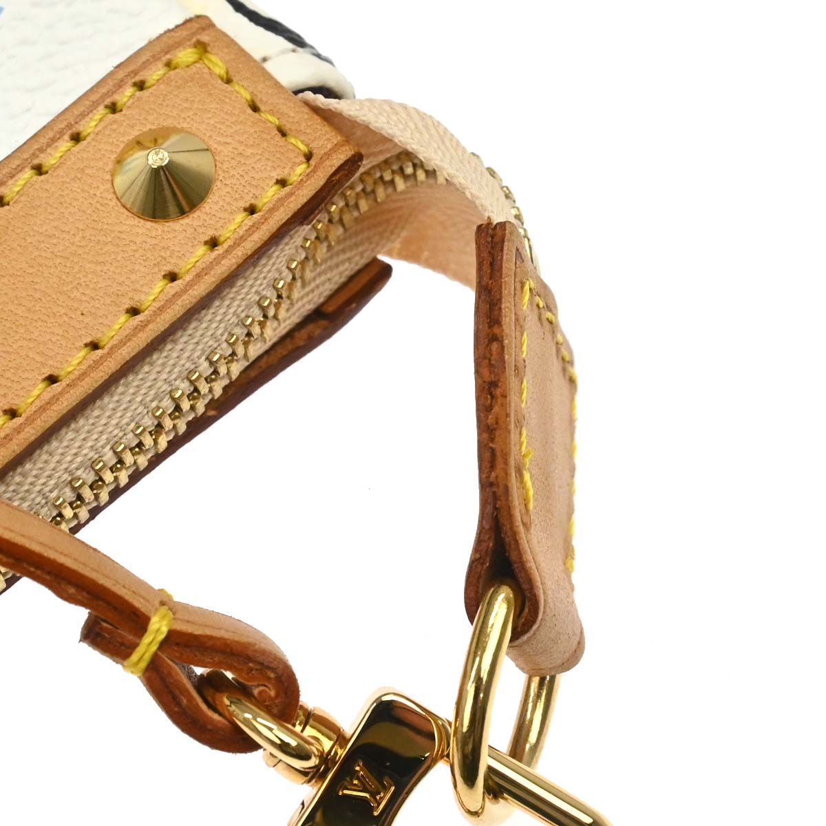 Louis Vuitton White Multicolor Pochette Accessoires 2way Shoulder Handbag M92649