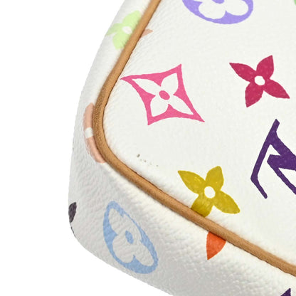 Louis Vuitton White Multicolor Pochette Accessoires 2way Shoulder Handbag M92649