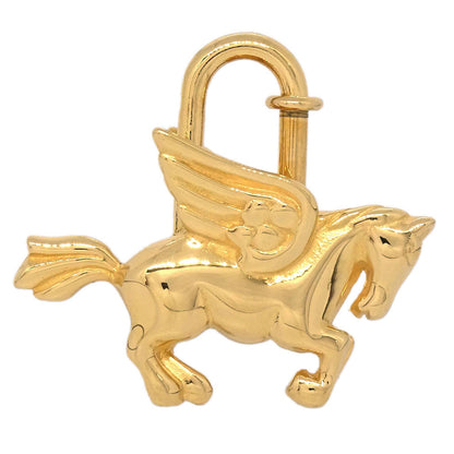 Hermes 1993 Le Cheval Pegasus Cadena Gold Small Good