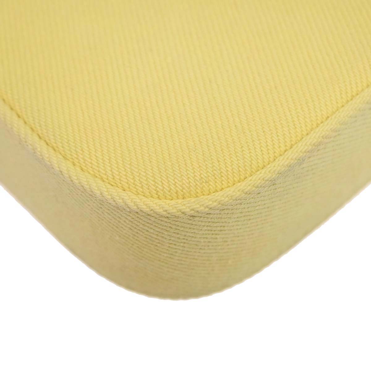Chanel 2019 Yellow Denim Coco Wallet on Chain WOC Shoulder Bag