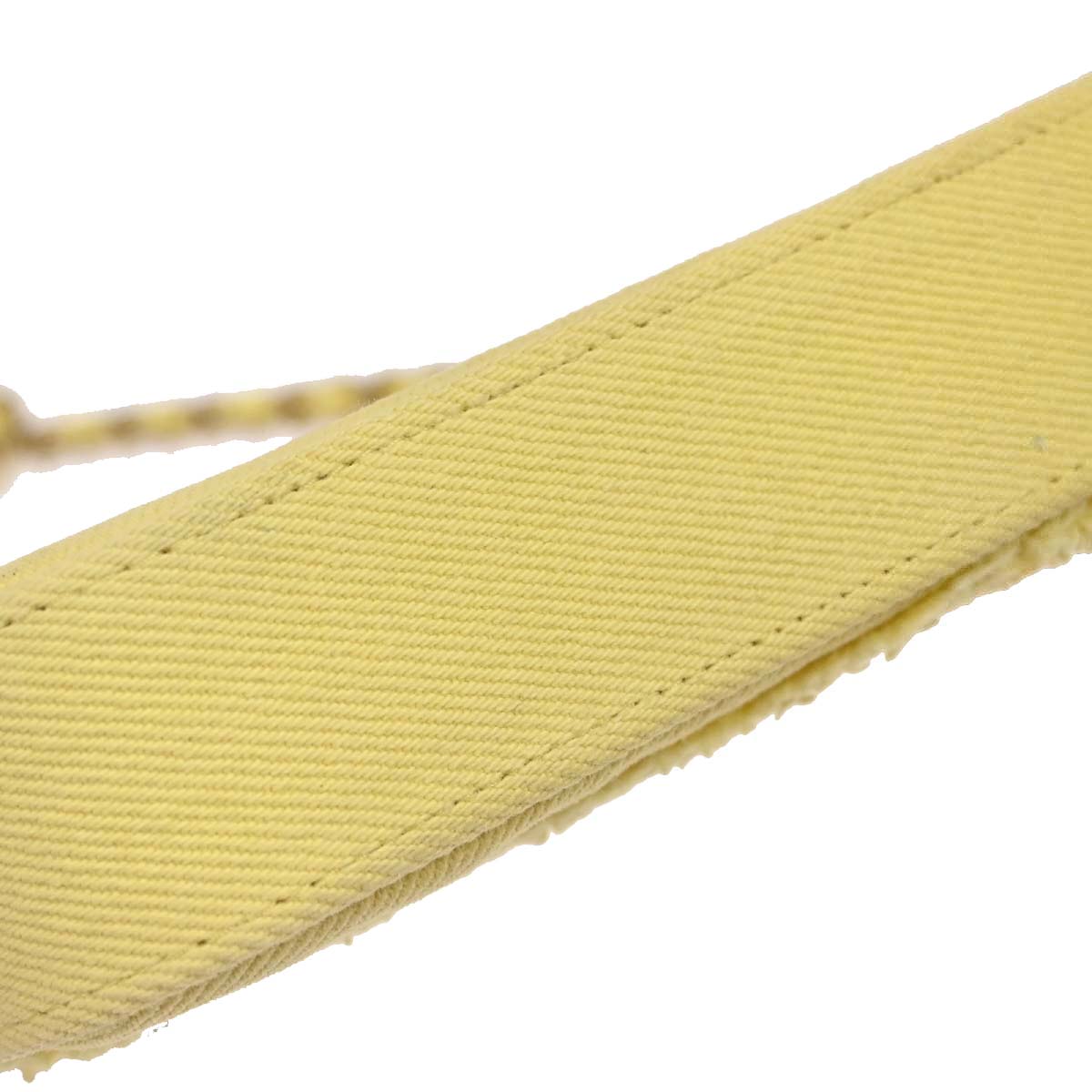 Chanel 2019 Yellow Denim Coco Wallet on Chain WOC Shoulder Bag