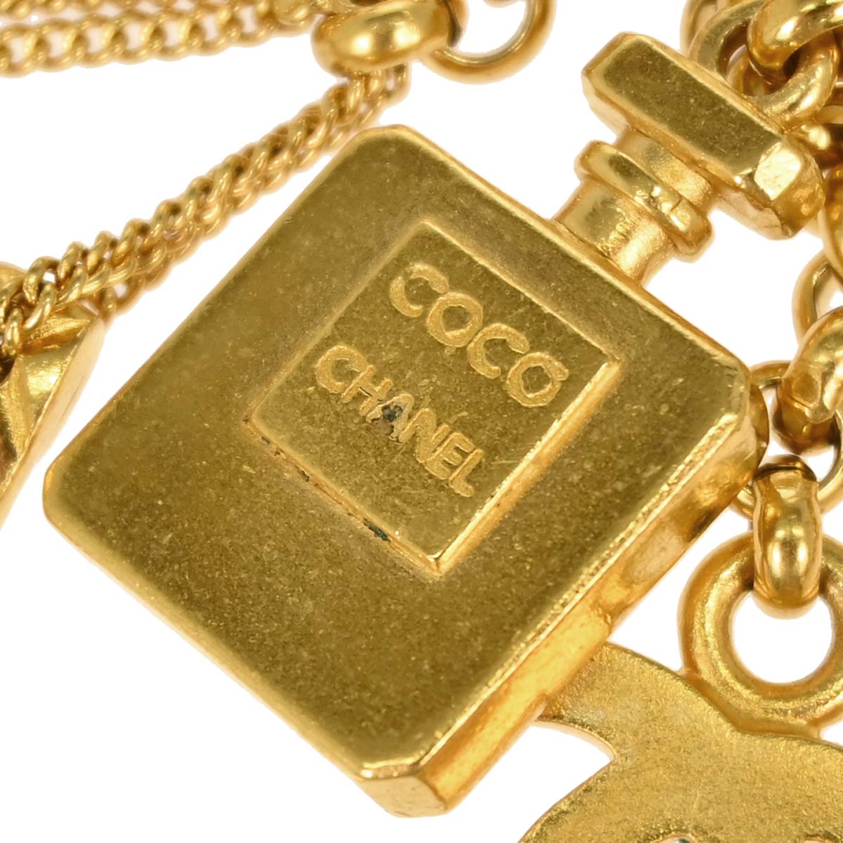 Chanel Chain Necklace Icon Gold 96P